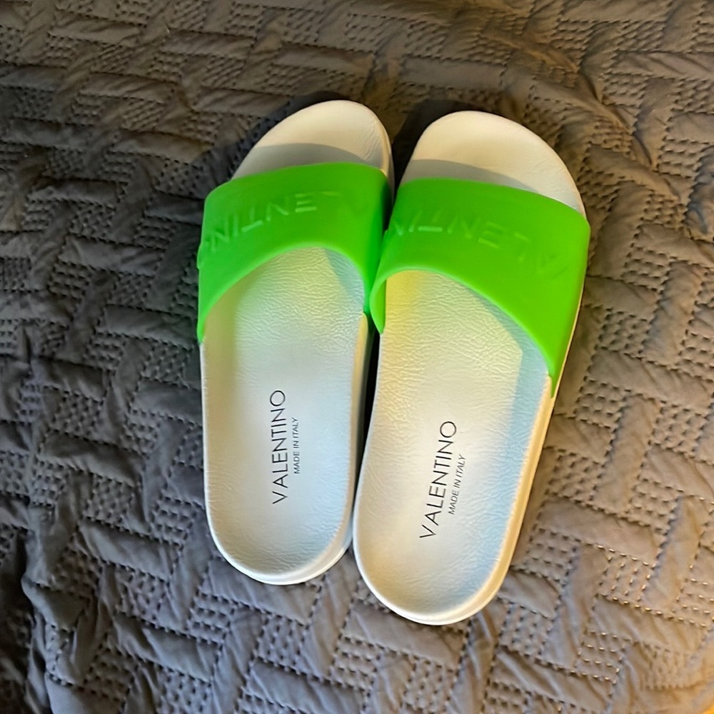 Valentino slides for $150  is new and in new condition